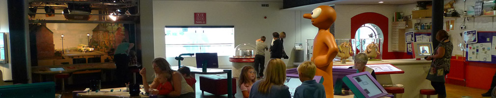 Aardman animation hands on exhibition